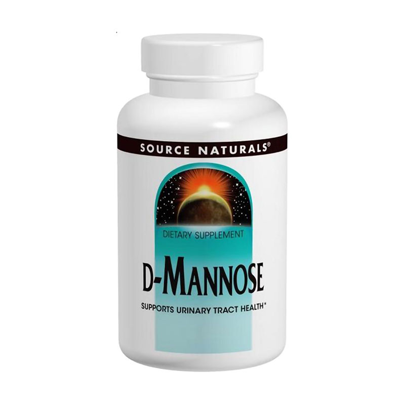 D-Маноза Source Naturals D-Mannose, 500 мг, 60 капсул